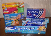 (K1) Aluminum Foil, Wax Paper, & Storage Bags