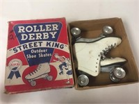 Vintage Roller Derby Skates w/Box