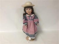 Janet Ness Procelain Doll - 18" Tall