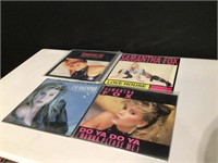 (4) Samantha Fox 45 Vinyl Records