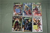 6 modern age DC Justice League comic books; as is