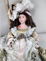 Goldenvale 30+" curly brown victorian style