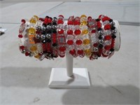 (14) COLLEGIATE COSTUME JEWELRY BRACELETS