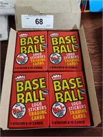 Box of sealed 1982 Fleer baseball cards