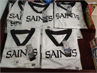 9 New Saints youth jerseys, size Large