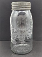 Clear Beaver Imperial Quart Jar