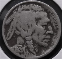 1920 D BUFFALO NICKEL VG