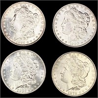 (4) Morgan Silver Dollars UNCIRCULATED