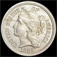 1889 Nickel Three Cent UNCIRCULATED