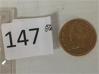 1856 $10 Dollar Gold Piece, Liberty Head