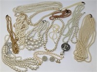 Pearl Style Necklaces, Bracelets and Earrings