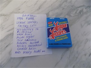 1990 Fleer Leauge Leaders Baseball Set