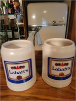 Labatts Ceramic Mugs Lot of 2