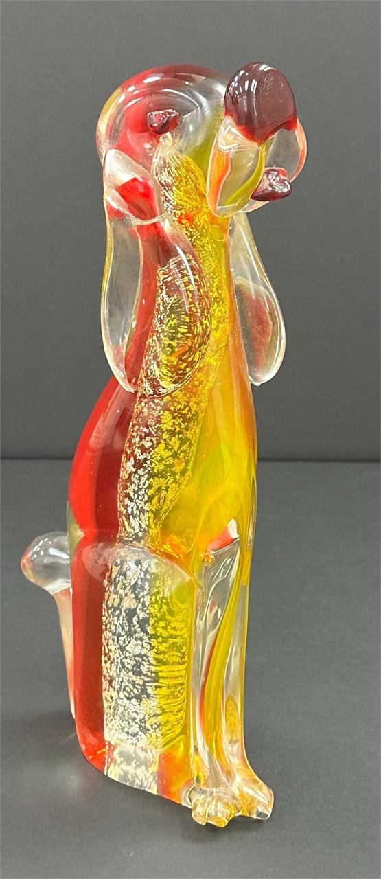 Murano of Venice glass Dog Sculpture