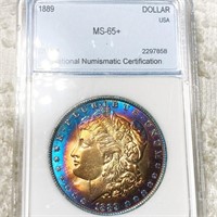 1889 Morgan Siliver Dollar NNC - MS65+