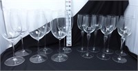 (2) Sets of Stemmed Wine Glasses