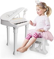 Love&Mini Piano Toy Keyboard White 31 Keys for
