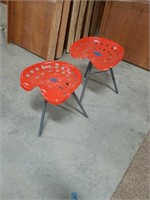 Pair of tractor seat stools