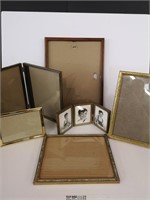 Wood and metal frames, vintage and new frames