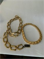 1970â€™2 Gold tone costume jewelry
