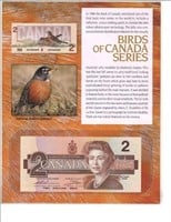 Bank of Canada - Birds Series $2 1986 - Recalled d