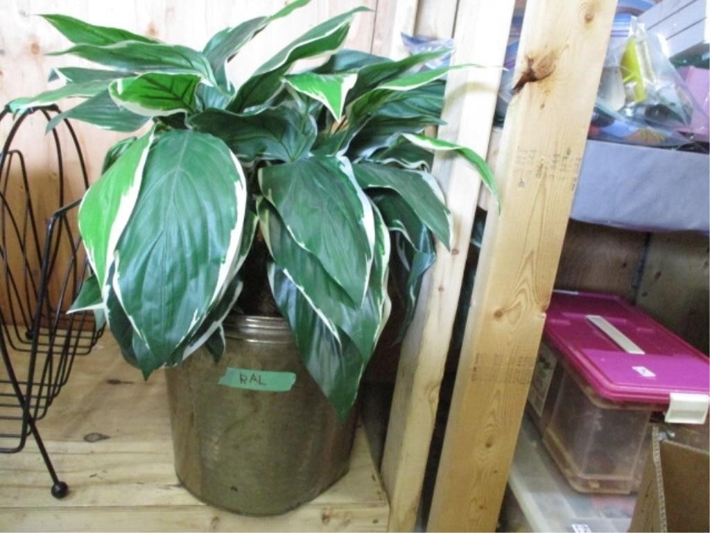 potted fake plant