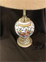 Vintage Italian Pottery Lamp