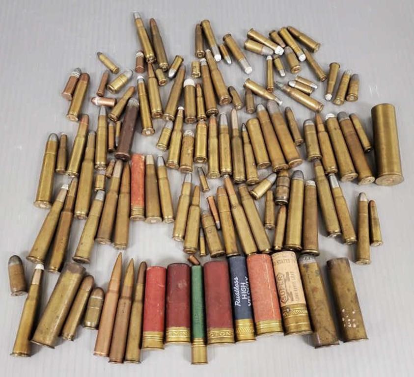 Collection of antique ammunition - 113 pieces (see
