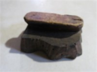 EARLY WOODEN PRESS MOLD