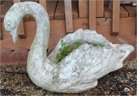 Concrete Swan Planter 25" x 18"