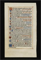 Early Manuscript on Vellum