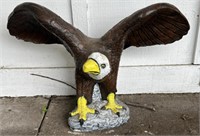 Concreted Painted Eagle - VERY HEAVY