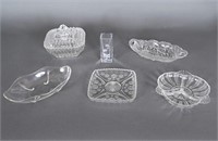 Crystal/ Clear Glass Serving, Candy Dish, Vase