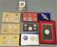 Group of assorted U.S. coins including silver