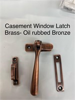 5 Casement Window Latches Brass/ Oil Rubbed Bronze