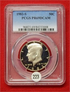 1982 S Kennedy Half Dollar PCGS PR69 DCAM