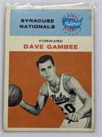 1961 Fleer Dave Gambee #13 *Corner Crease