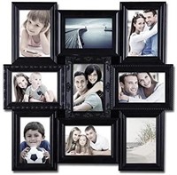 9-Opening Wall Hanging Collage Picture Photo Frame