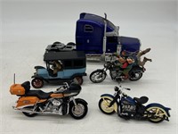 Vintage Maisto Harley Davidson 1/18 Toy Motorcycle