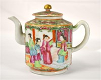 Chinese Rose Medallion Teapot