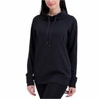 Gaiam Women's LG Funnel Neck Sweater, Black Large