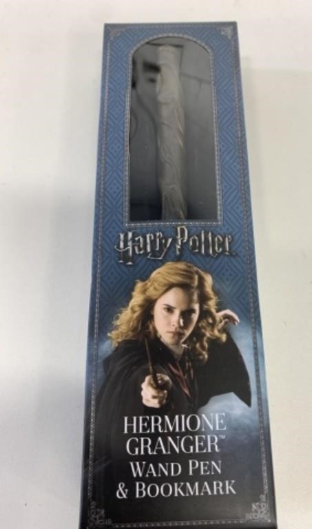 New Harry Potter Hermione Wand Pen & Bookmark
