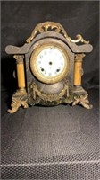 Antique Iron Painted Clock Case