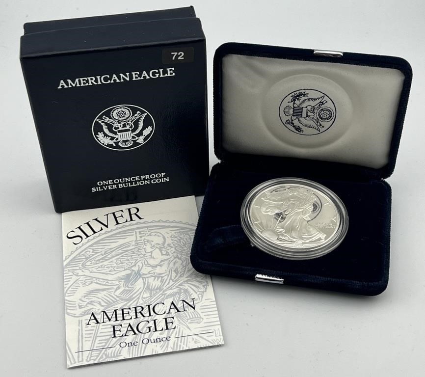 1996-P US Silver Proof Eagle