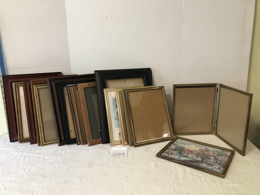 Frames, mostly 8 x 10" type