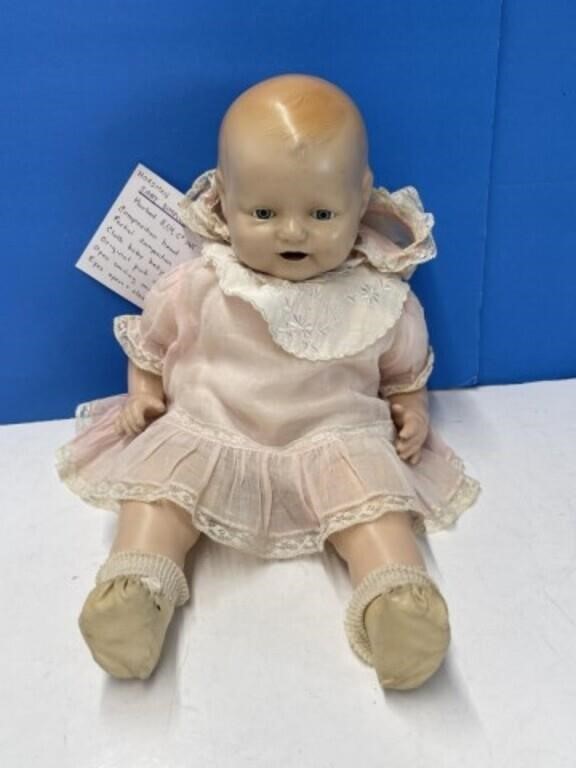 Antique " Baby Dimples “ Doll In Original