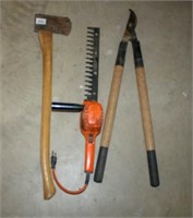 Hatchet; Hedge Trimmers; Loppers