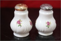A Pair of Porcelain Salt and Pepper Shakers