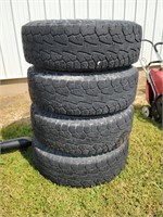 4 Hankook Dynapro ATM LT245/75R16 Tires - mounted