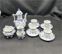 Vintage Royal Copenhagen Tea Set